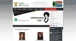 Desktop Screenshot of dpsa.gov.za