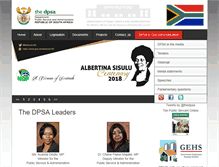 Tablet Screenshot of dpsa.gov.za